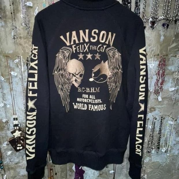 VANSON detail varsity jacket