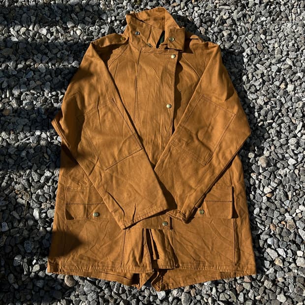 90s 빈티지 캔버스 야상 자켓(실측확인)