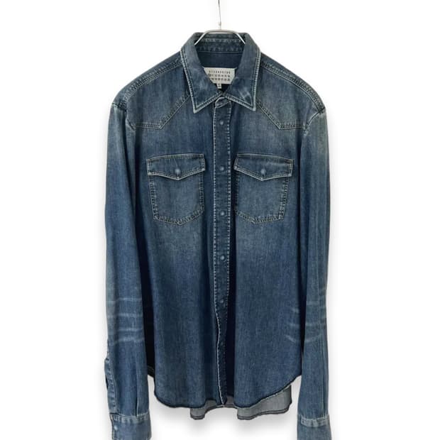 마르지엘라 웨스턴 데님 셔츠