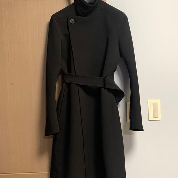 Rick Owens 릭 오웬스 무디 코트 블랙