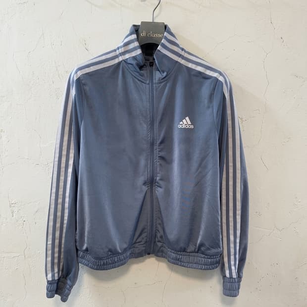 아디다스 삼선 블루 트랙탑 자켓 M