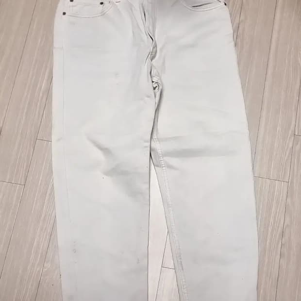 미제 usa 80s 리바이스550 아이보리 데님(34)