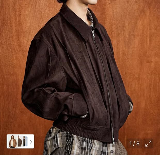 엘무드 닷츠 블루종 브라운
