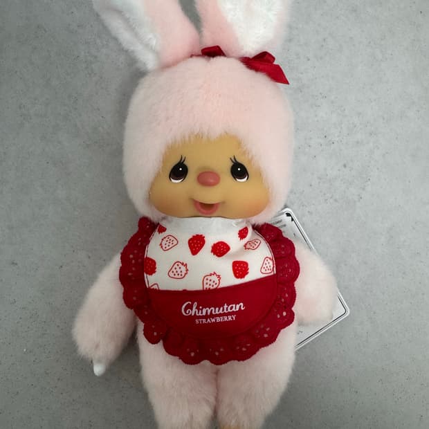 정품새상품 몬치치 치무탄 한정판 스트로베리 