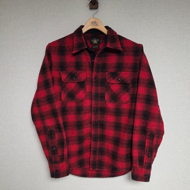 RRL 더블알엘 버팔로 체크 플란넬 셔츠 M