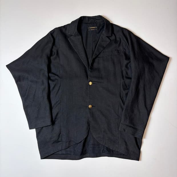 디젤 00's 버진울 린넨 금장 블레이저 자켓 PN9261