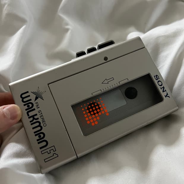 소니 워크맨 WM-F1 FM 스테레오 카세트