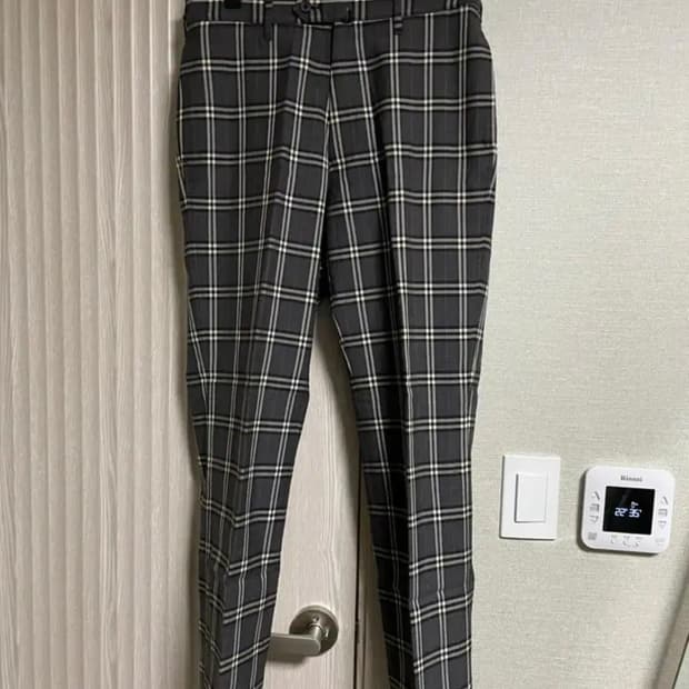 버버리 체크 슬랙스 30사이즈