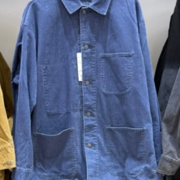 유니클로 코듀로이 프렌치 워크자켓