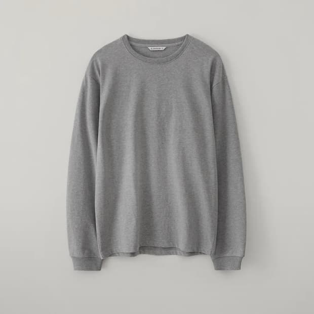 블랭크룸 동행 롱슬리브 티 (MELANGE GRAY/3)