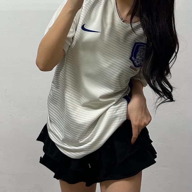 나이키 한국 국대 유니폼 반팔 져지 티셔츠(M)