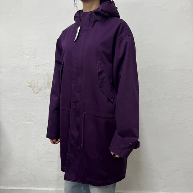 슈프림(SUPREME) 21ss 퍼플컬러 후드 페이스 마스크 파카