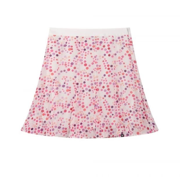 VINTAGE CHIFFON MIDI SKIRT (PINK)