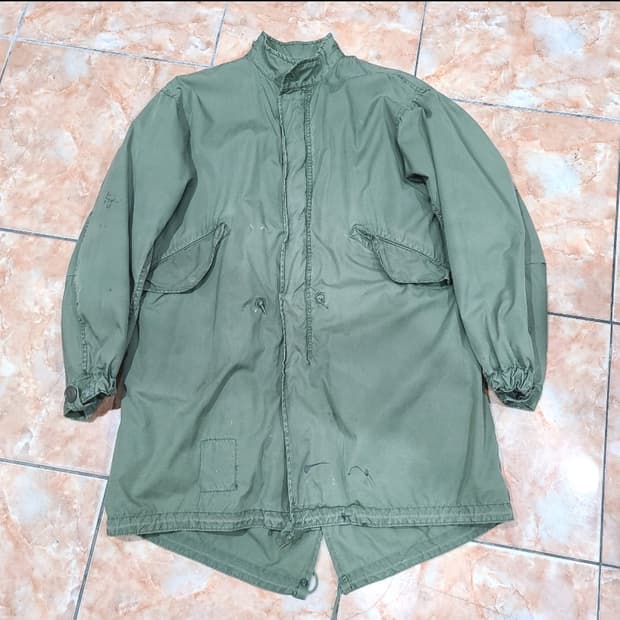 70년대 M65 피쉬테일파카(오염심함)