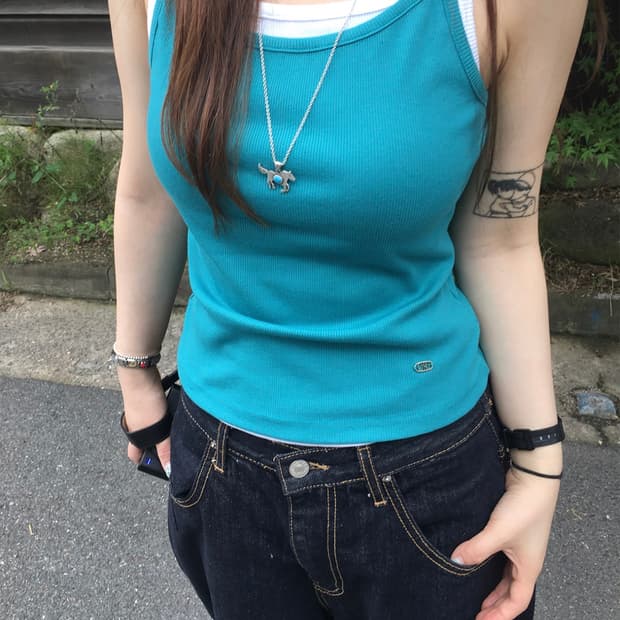 아워캐비넷 other basic 슬리브리스 블루