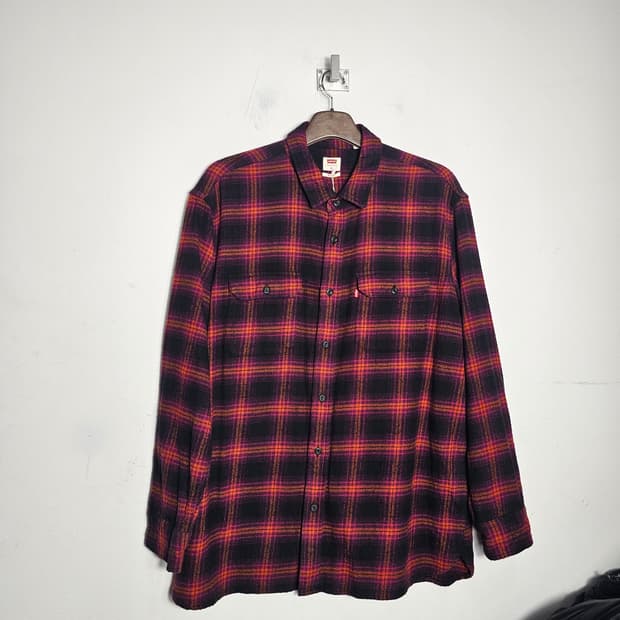 리바이스 플란넬 체크 셔츠