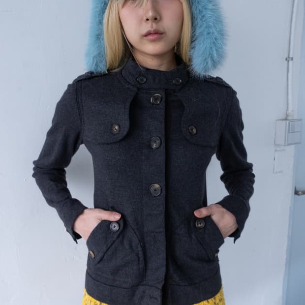 Carolina Herrera button wool shirts