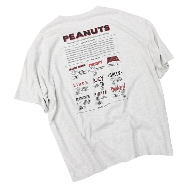 프리릭스 스토어 x 피너츠 스누피 백프린팅 티셔츠 (L)