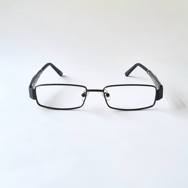 데드스탁 지적인 무드 유니크한 패턴 포인트 스퀘어 안경테 658