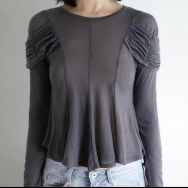 울리카상투스 커튼탑 차콜 s