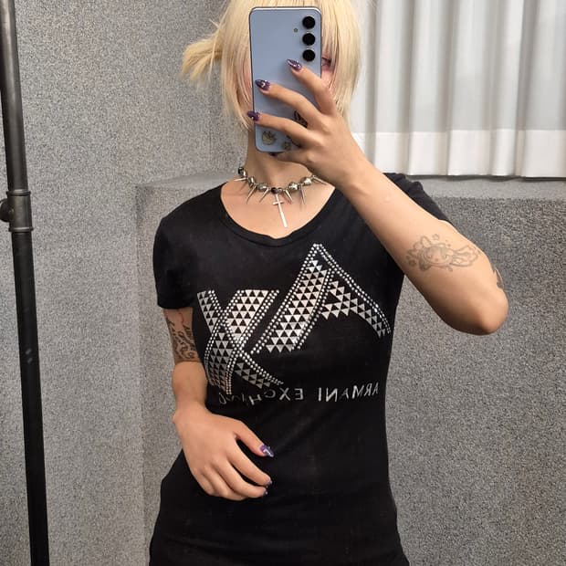 ARMANI EXCHANGE qubic t-shirt
