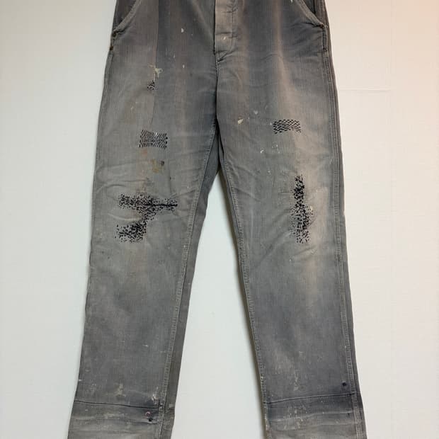 ๊ธ์ฒ๐ฉ) ํจ์น์ง French Work Pants 60s ์ํ์ด๋ฏธ์ง1