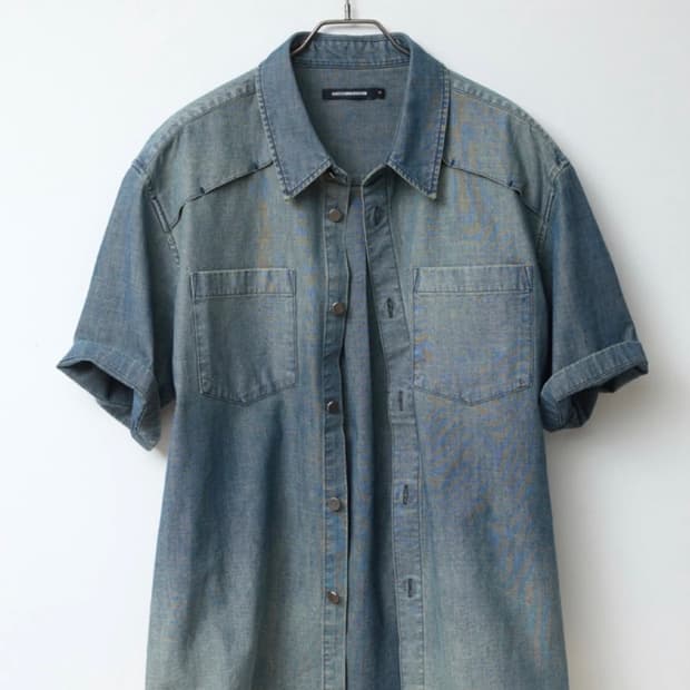 해칭룸 vented shirt 반팔 셔츠