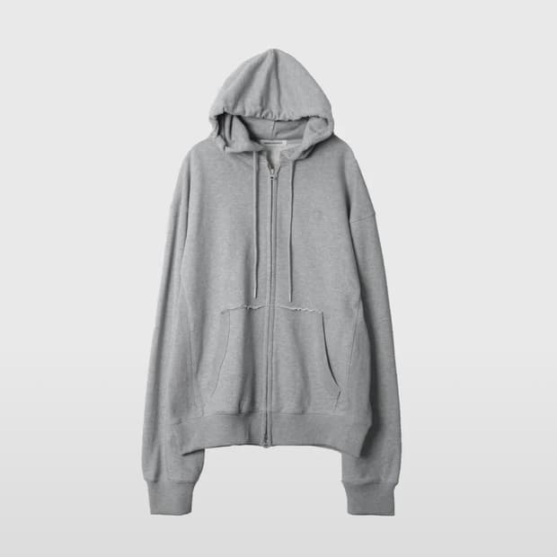 999휴머니티 EVD 후디드 집업 (8% 멜란지 그레이)