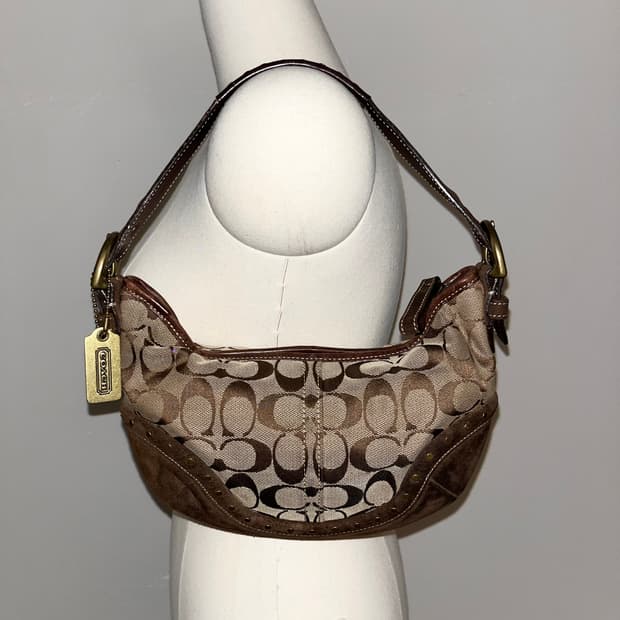 📦90s Coach Y2K vintage shoulder bag