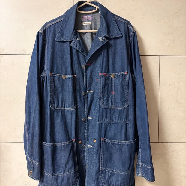 블루블루재팬 초어 데님 자켓 blue blue japan