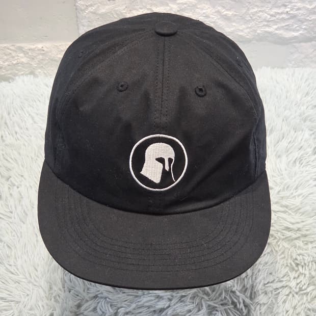 L8-3:프랙(PRAC) 헬멧 로고 스트랩 캡 블랙 56-60cm