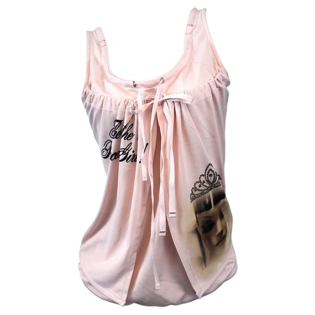 pink princess sleeveless