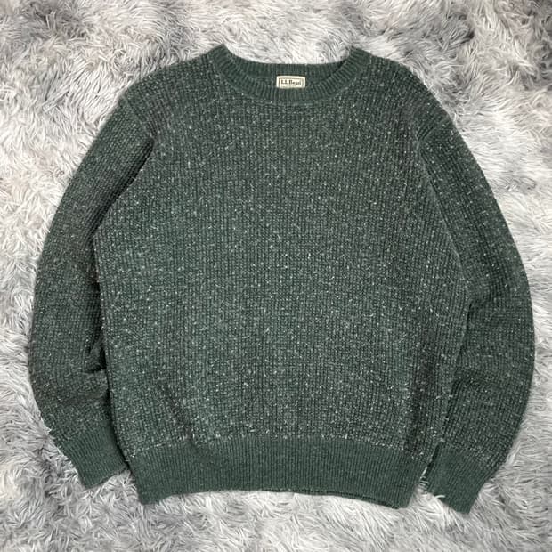 LL BEAN 엘엘빈 램스울 라운드 니트y 6604