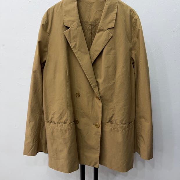 정품) COS 코스 오버핏 베이지색 더블 버튼 자켓 42
