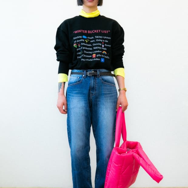 헤레틱 데님 MID BLUE CRACK WASHED JEAN