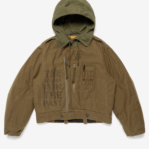 [교환] 휴먼메이드 후드 블루종 L 》 XL