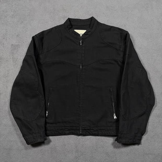 INSILENCE 인사일런스 패널 컨스트럭션 데님 집업 자켓