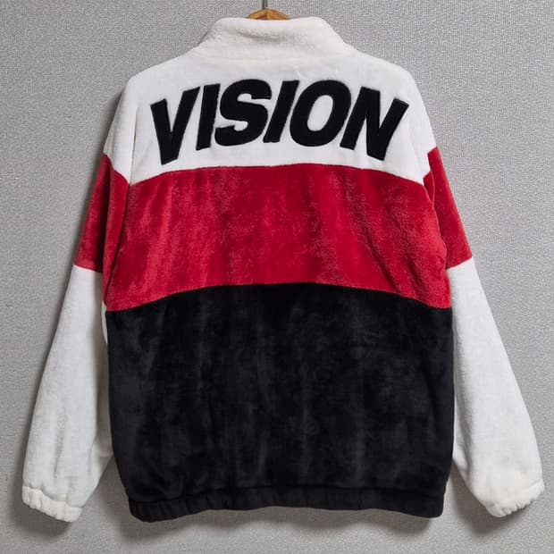 오버핏 L ) 비전스트릿웨어 플리스 후리스 집업