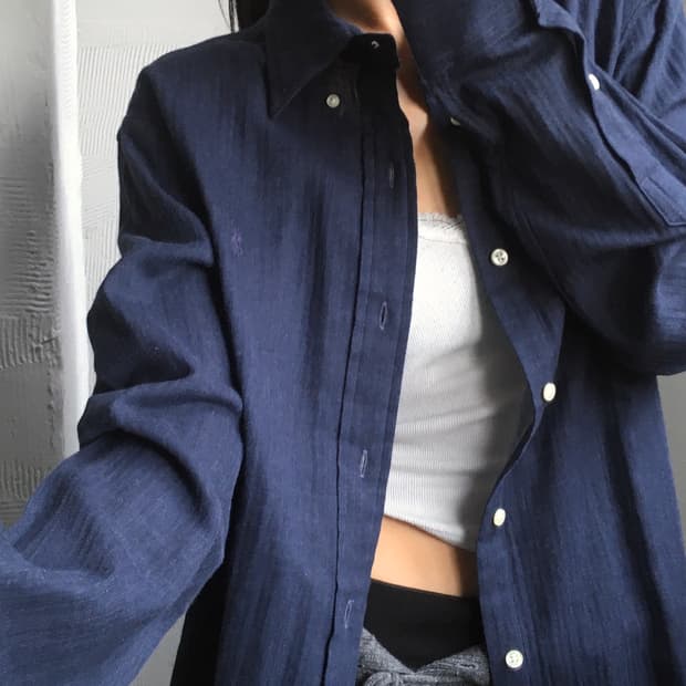 Polo 폴로 랄프로렌 신형 딥네이비 솔리드 셔츠