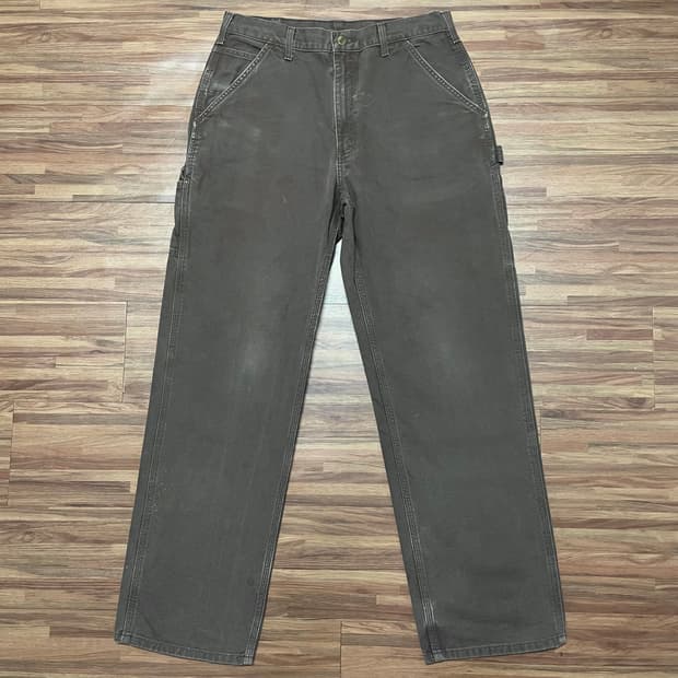 칼하트 싱글니 다크브라운 dkb 카펜터 워크팬츠 34