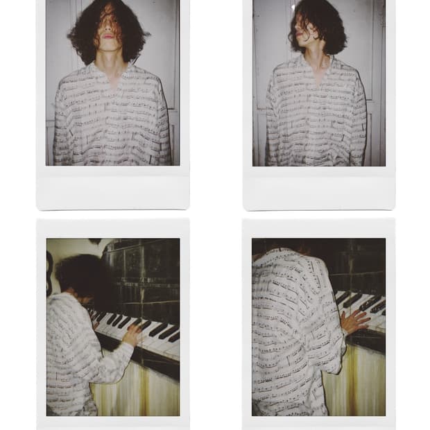 Music Score Silk Shirt