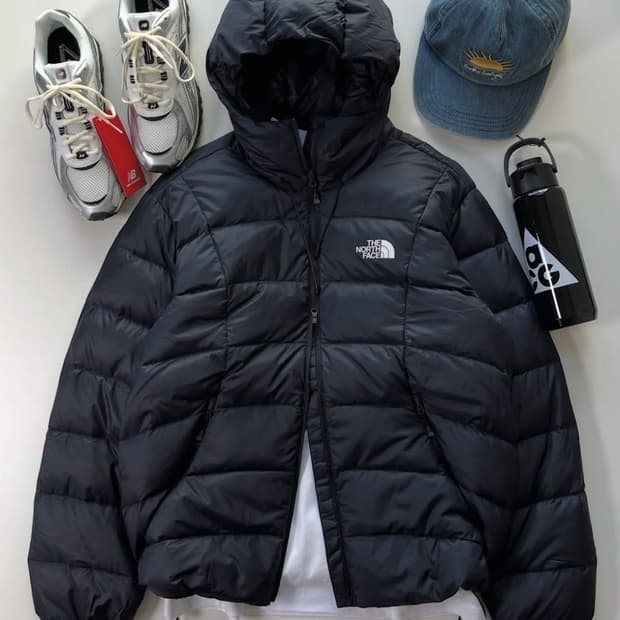 노스페이스 경량패딩 노스페이스 루타 다운 자켓 RDS 블랙