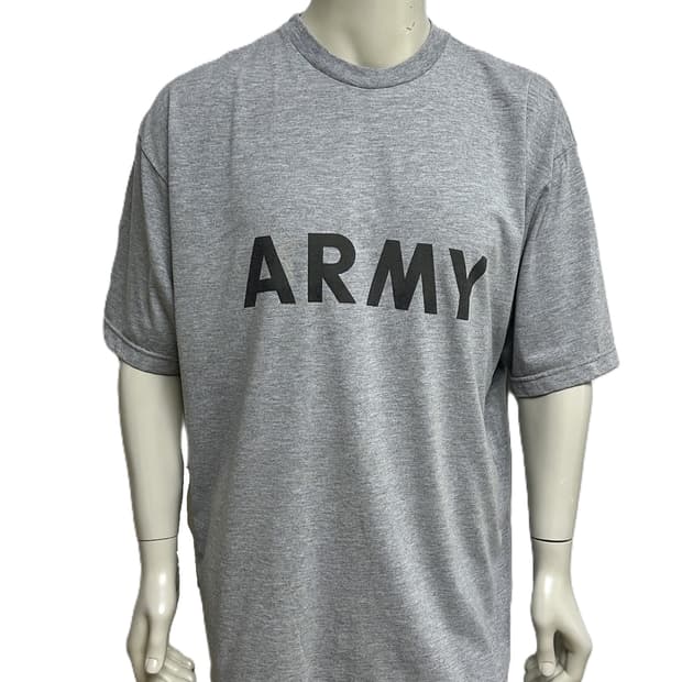 미육군 구형 IPFU 체육복 트레이닝복 반팔 티셔츠 (XL) (7)