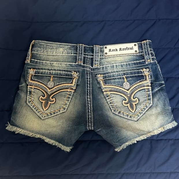 Rockrevival short pants 락리바이벌 핫팬츠 