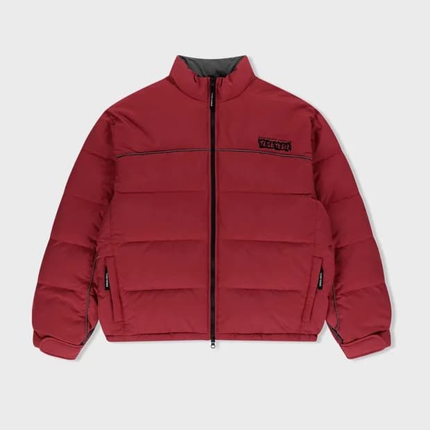 예스아이씨 아이코닉 다운 자켓 레드 M