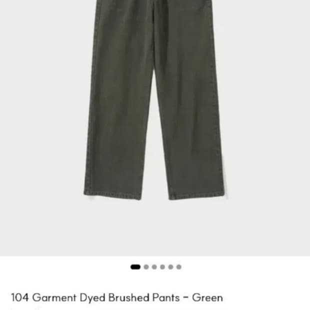 마이라이브러리 104 가먼트다잉팬츠 M