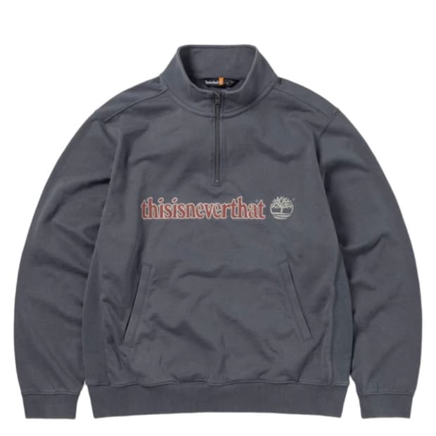 디스이스네버댓X팀버랜드 헤리티지 집업 스웻