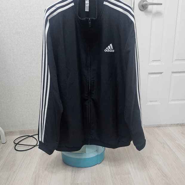 (115)3XL☆초대장급☆ 아디다스 에센셜 3st 우븐[검흰] 트랙탑져지