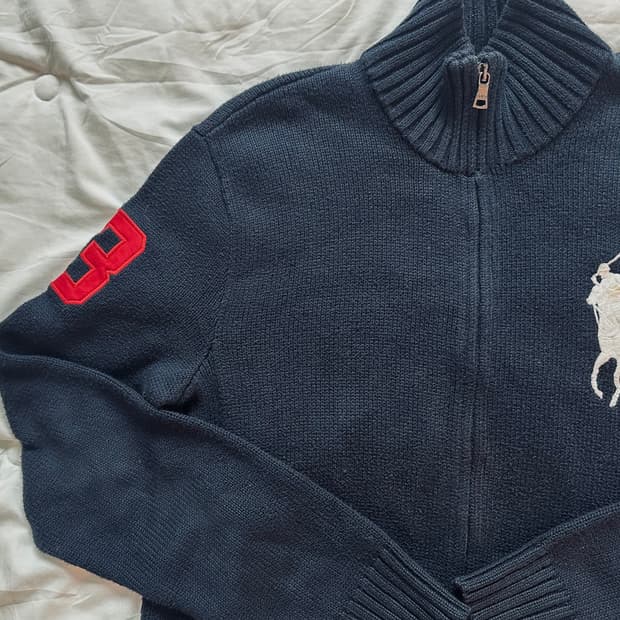 Polo 폴로 빅포니 투웨이 집업 