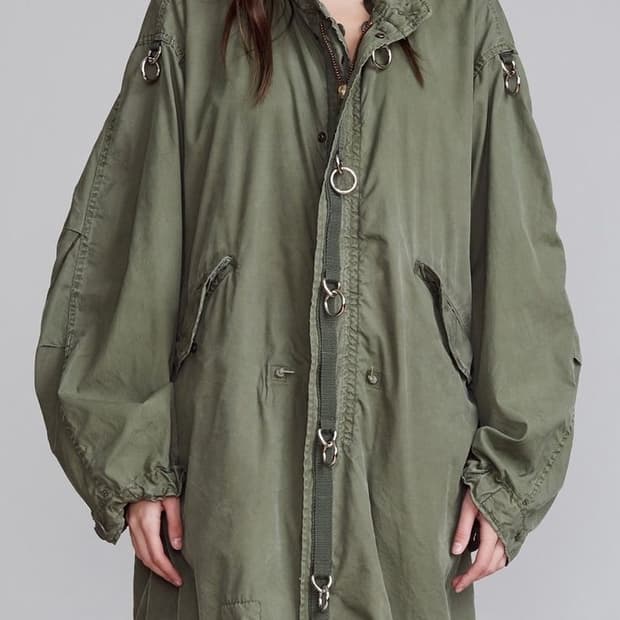 R13 알써틴 리퍼포즈드 가먼츠 파카